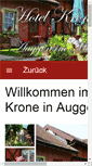 Mobile Screenshot of hotelkrone-auggen.de